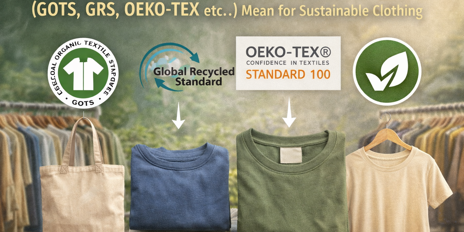 What Does GOTs, GRS, OEKO-TEX Certifications Mean?