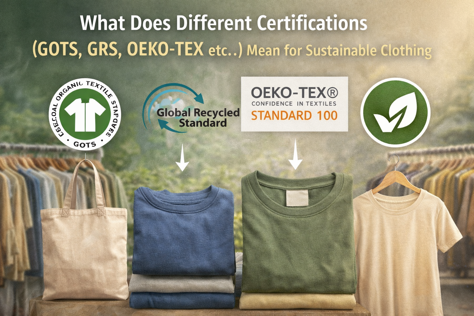 What Does GOTs, GRS, OEKO-TEX Certifications Mean?