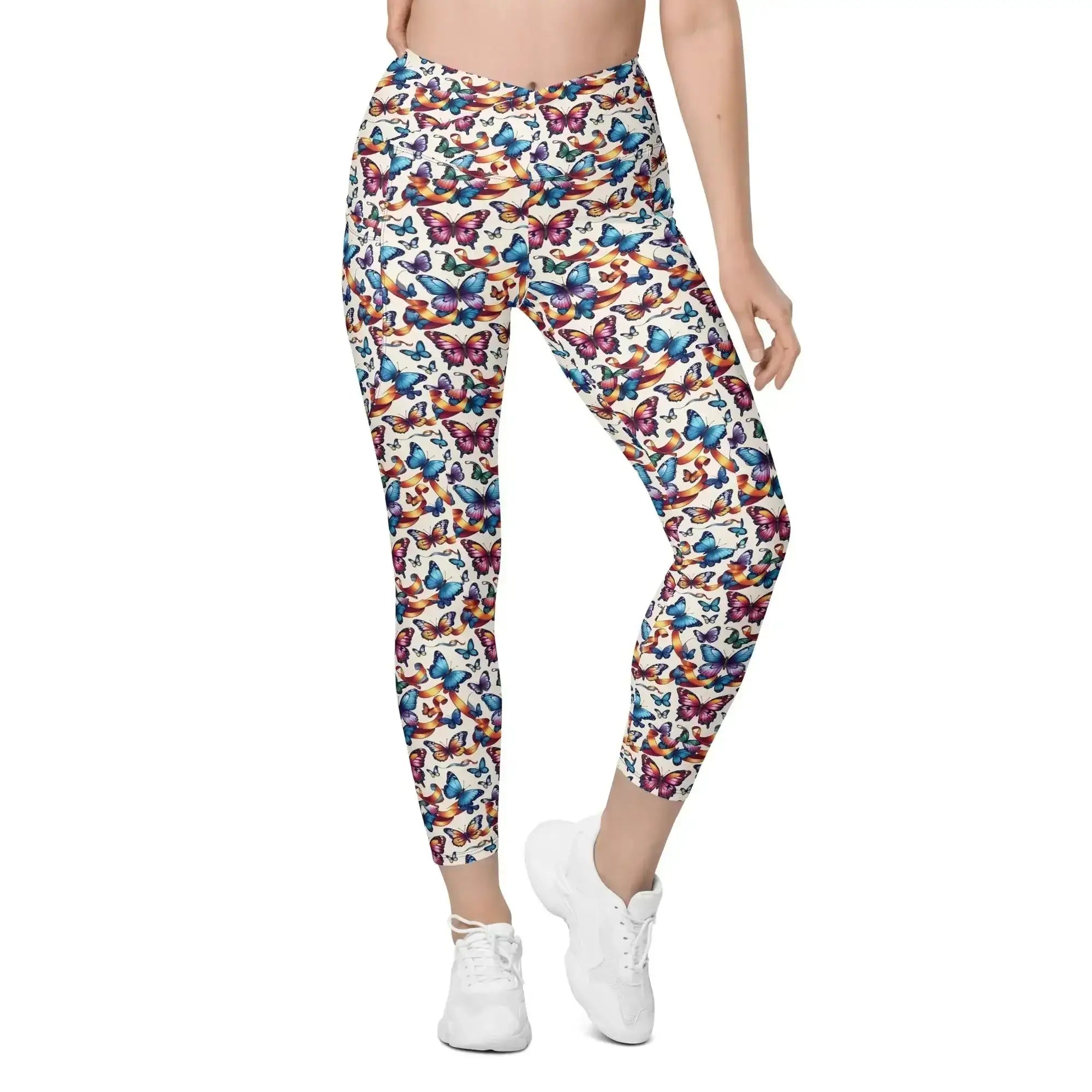 Women's Crossover Leggings - TeeandTurtle