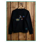 Bird’s Nest embroidered sweatshirt by TURTLEGROOVE – feature highlights, organic cotton, Made in Canada