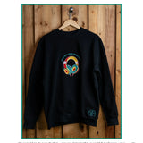 Inner Self embroidered sweatshirt by TURTLEGROOVE – feature highlights, organic cotton, Made in Canada