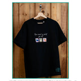 Mind Is What You Eat embroidered t-shirt by TURTLEGROOVE – feature highlights, organic cotton, Made in Canada