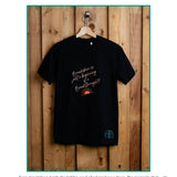 Breakdown Is Just A Beginning embroidered t-shirt by TURTLEGROOVE – feature highlights, organic cotton, Made in Canada