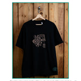 Solar System embroidered t-shirt by TURTLEGROOVE – feature highlights, organic cotton, Made in Canada
