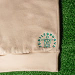 TURTLEGROOVE Made in Canada logo – natural embroidered sweatshirt
