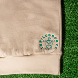 TURTLEGROOVE Made in Canada logo – natural embroidered sweatshirt