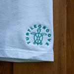 TURTLEGROOVE Made in Canada logo – white embroidered t-shirt