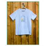 Make Your Mark embroidered t-shirt by TURTLEGROOVE, organic cotton, Made in Canada