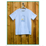Make Your Mark embroidered t-shirt by TURTLEGROOVE, organic cotton, Made in Canada