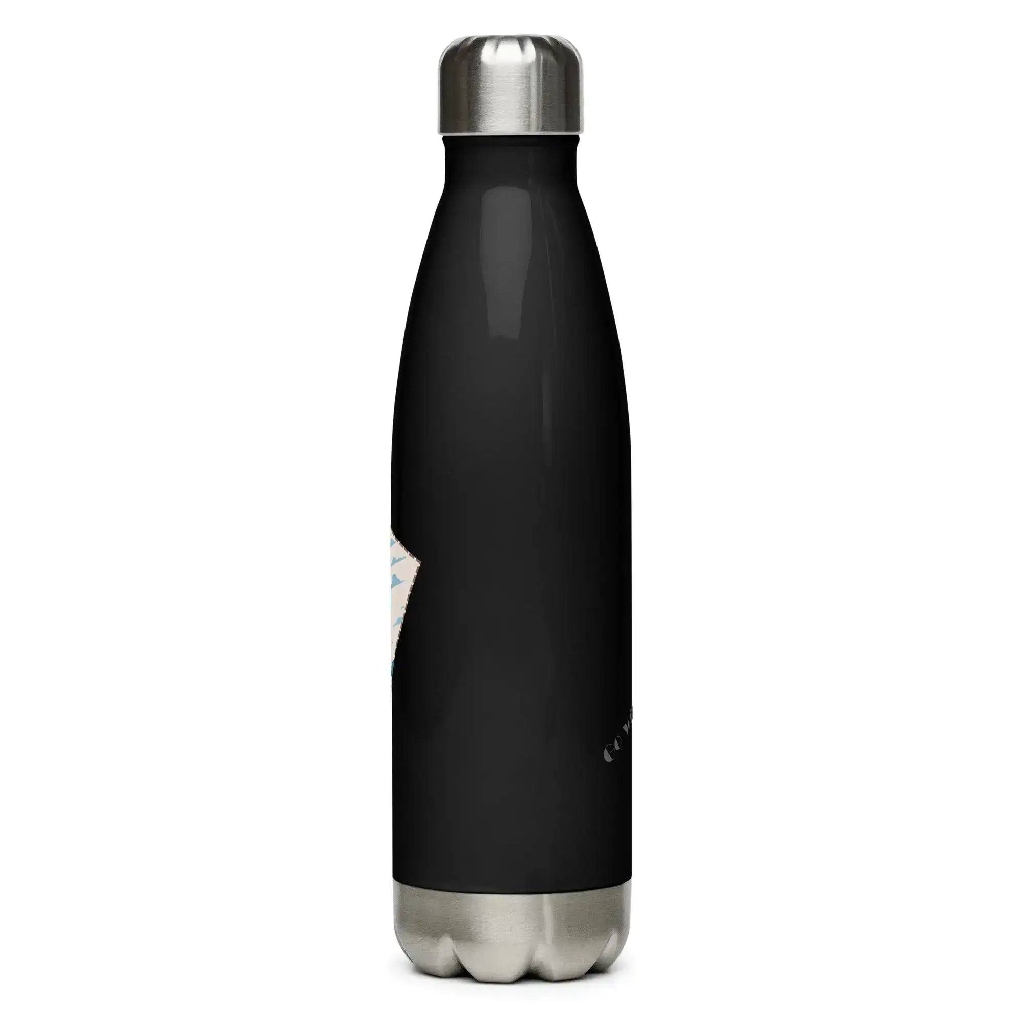 Go With Th Flow | Stainless Steel | Bottle | TeeandTurtle | Sustainable