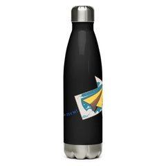 Go With Th Flow | Stainless Steel | Bottle | TeeandTurtle | Sustainable