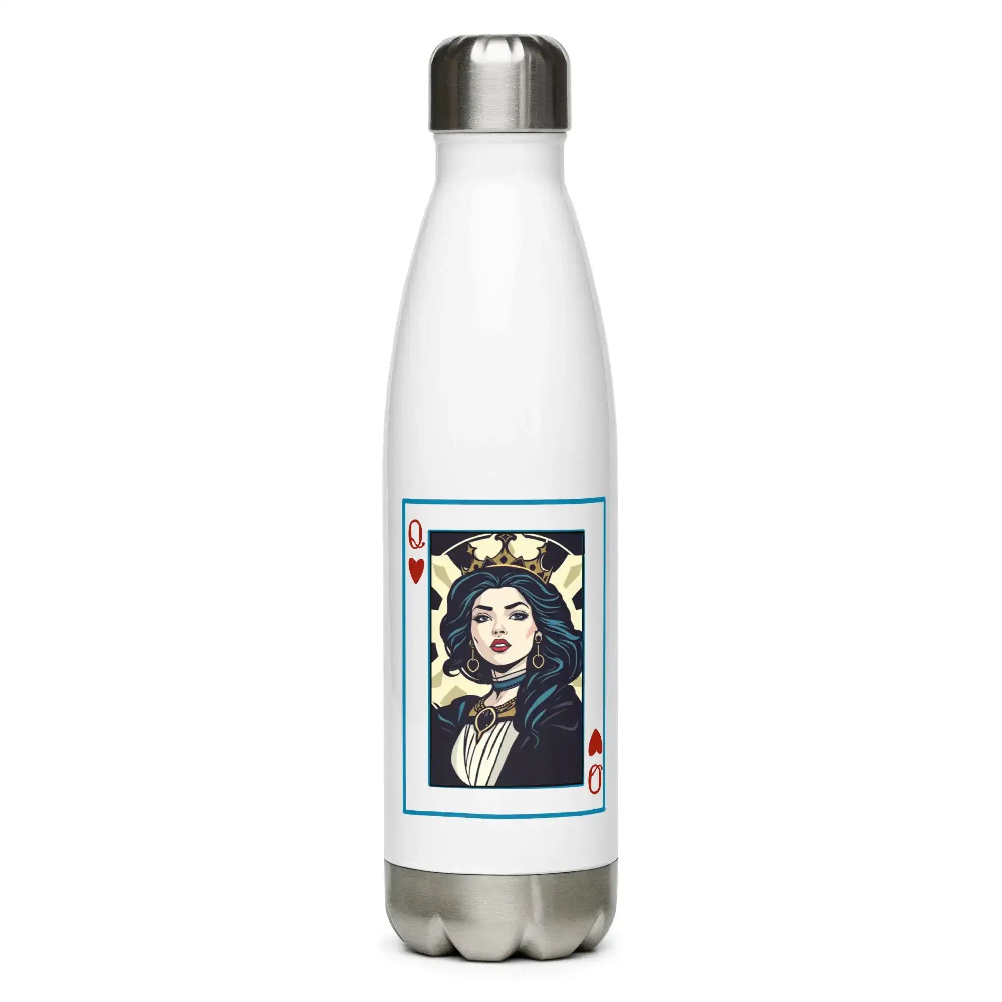 Queen Of Cards | Stainless Steel | Bottle | TeeandTurtle | Sustainable