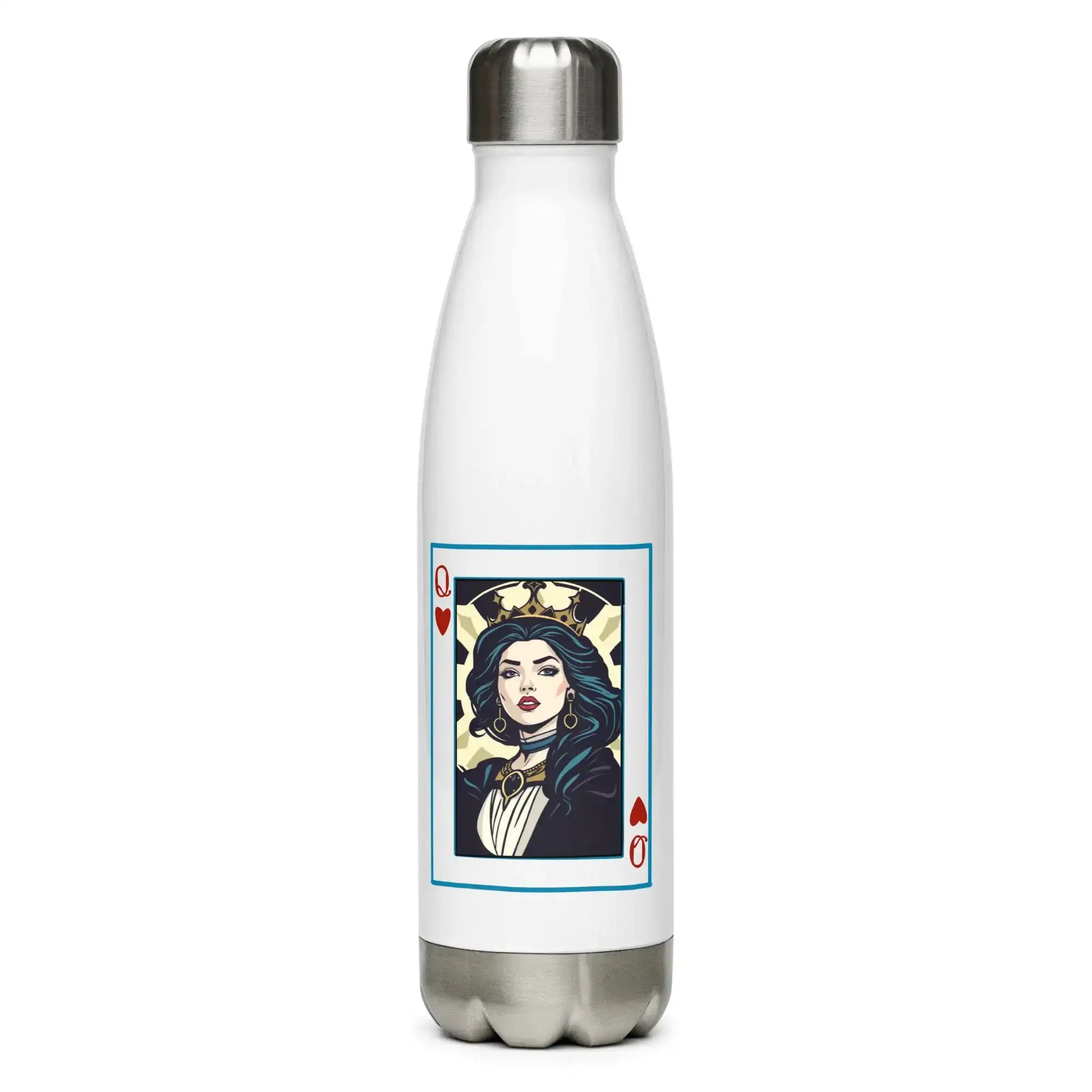 Queen Of Cards | Stainless Steel | Bottle | TeeandTurtle | Sustainable