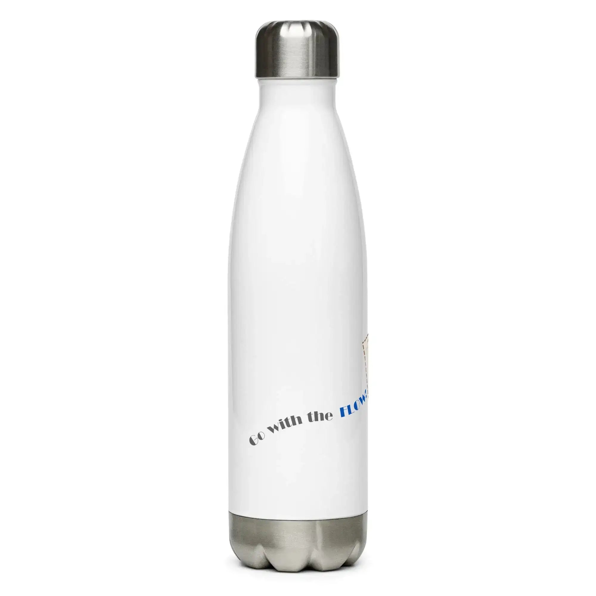 Go With Th Flow | Stainless Steel | Bottle | TeeandTurtle | Sustainable