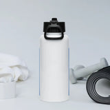 Overall A Hero | Stainless Steel | Bottle with Straw | TeeandTurtle | Sustainable