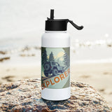 Explorer | Stainless Steel | Bottle with Straw | TeeandTurtle | Sustainable