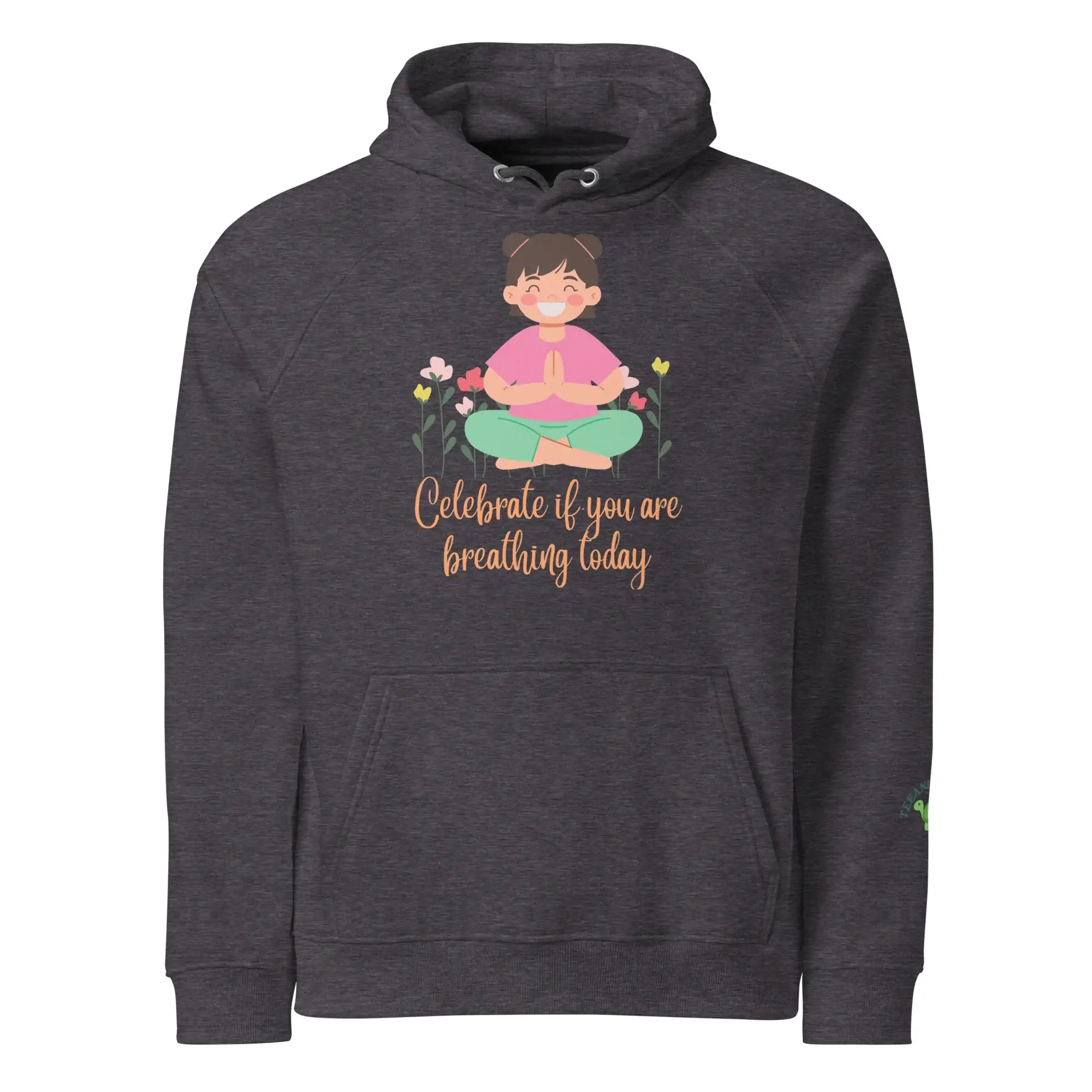 Breathing Today | Eco-Friendly | Raglan Hoodie | TeeandTurtle | Sustainable